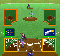 Ultra Baseball Jitsumeiban screenshot 4 for Super Famicom